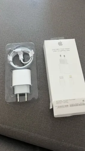 Carregador de iphone turbo 25w fonte + cabo tipo C