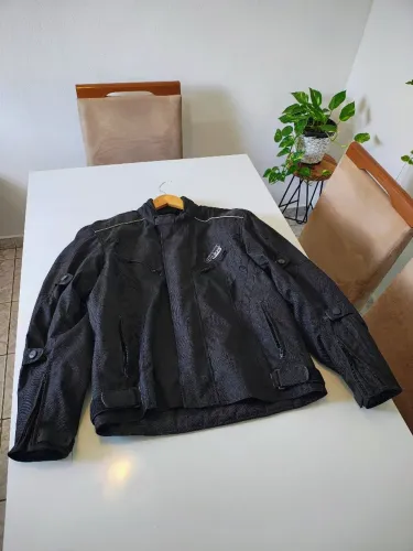 JAQUETA MOTOCICLISTA EM CORDURA GPTECH 2 EM 1 - VERÃO E INVERNO 
