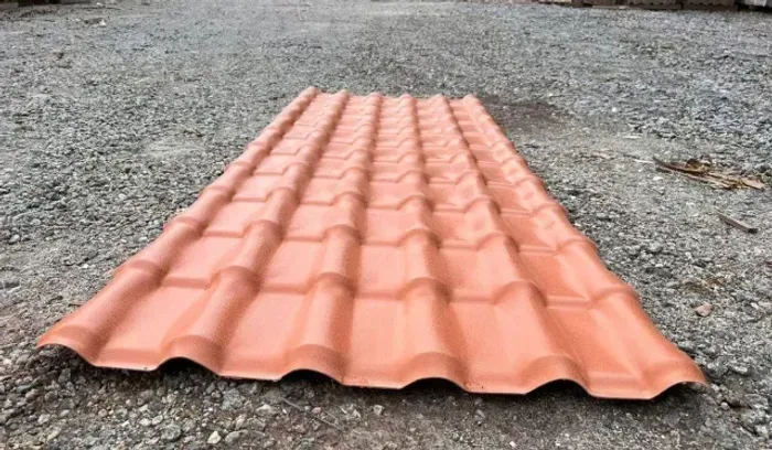LEVE E RESISTENTE TELHA PVC PLAN COR CERÂMICA A VISTA R$69,90