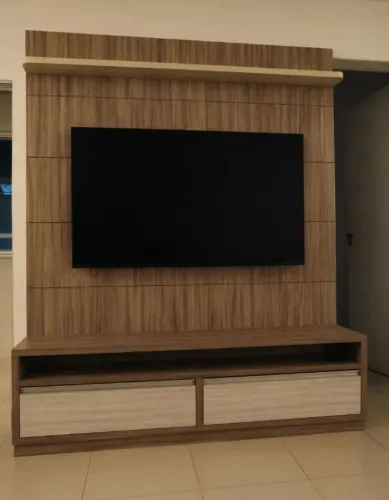 Painel + rack planejado