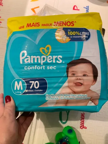 Fraldas Pampers Confort Sec - Tamanho M