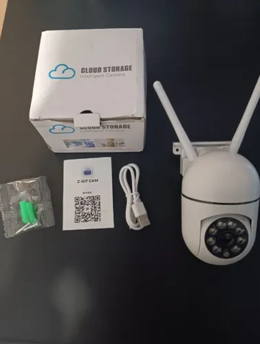 Câmera de Segurança Sem Fio Full HD 1080p - App Z-IoT Cam