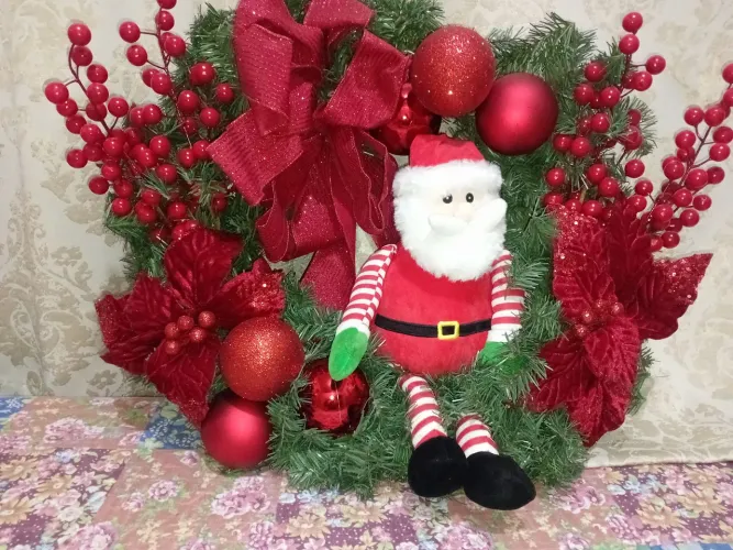 Linda Guirlanda de Natal Gigante