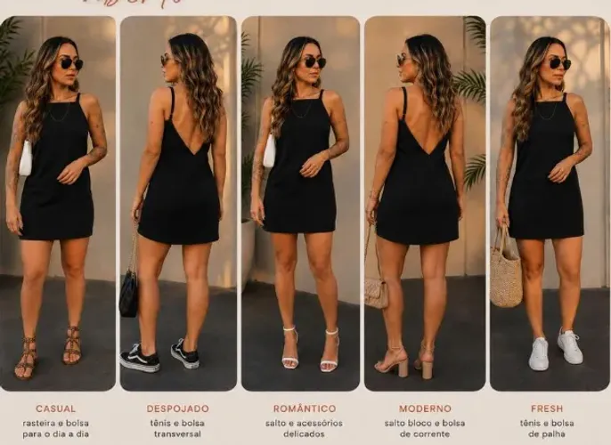 Vestido Crepe Básico Liso Elegante Tecido Duna Costas Abertas Alcinha Regulável