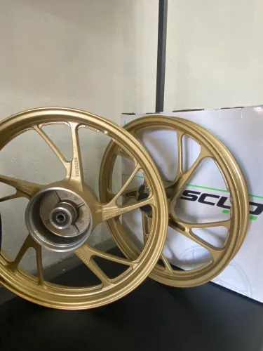 Roda liga leve dourada linha cg 160 e 150
