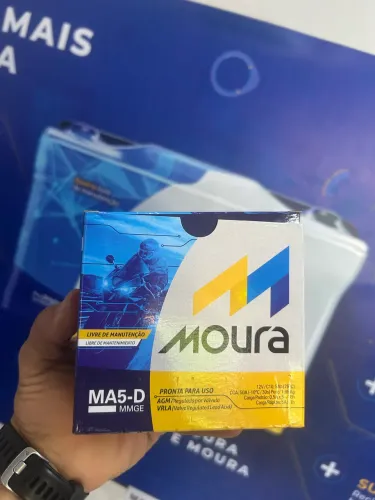 Bateria de Moto - Moura 5 amperes