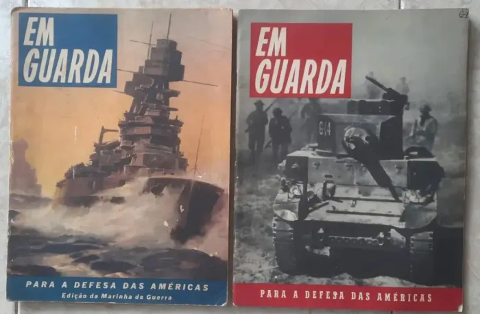 Revista Em Guarda N° 1 E 2 Ano I De 1941 Segunda Guerra Mundial Raras<br>Rarísaimas (Usado)
