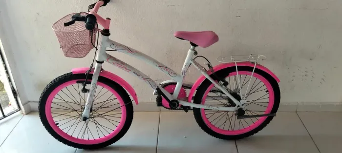 Bicicleta Infantil Rosa Nova