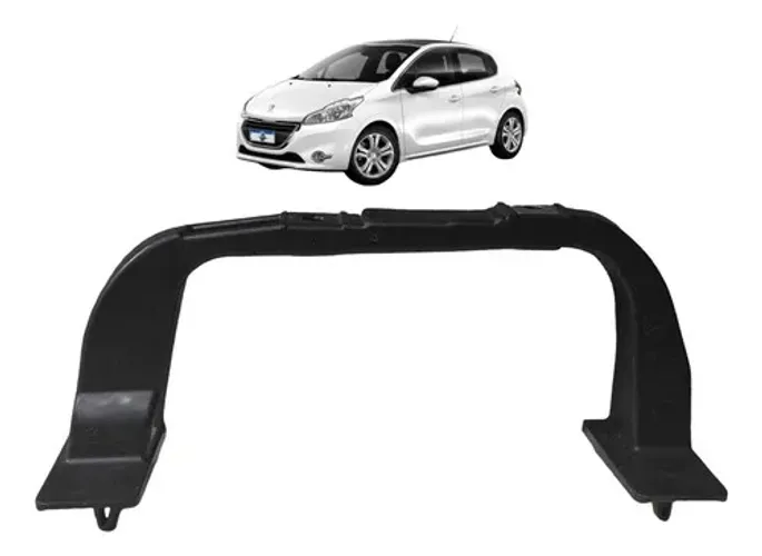 Alça Int Porta Direita Peugeot 208 2014  *0 Uzad0 Preto