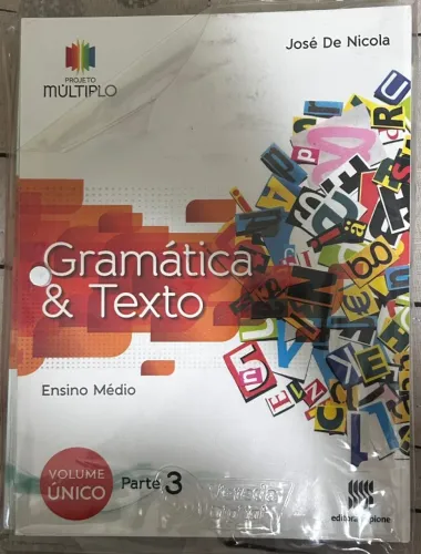 Coleção Gramática E Texto Projeto Múltiplo Vol Único - 8 Livros