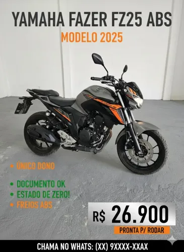 Moto Yamaha Fz25 Fazer 2025