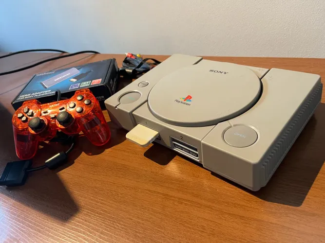 PS1 Xstation - Jogos Cartão SD + Brinde HDMI Bitfunx