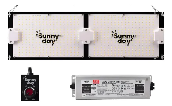 Painel Led Grow Quantum Board Samsung Lm301h 240w