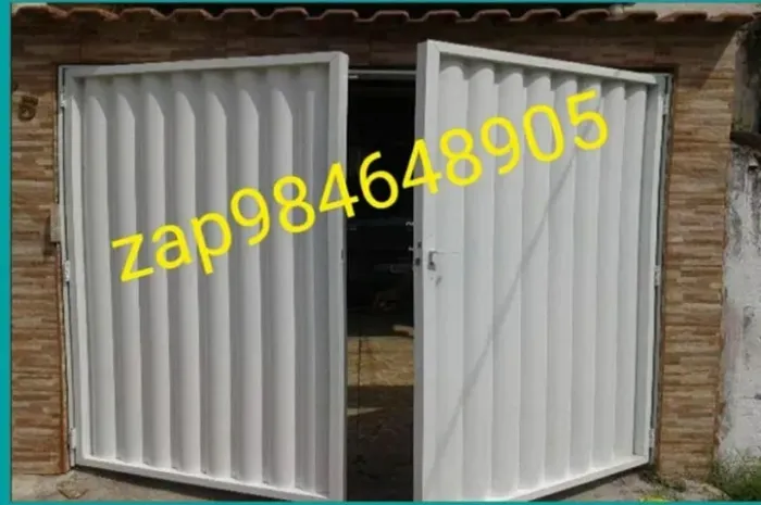 Portão garagem completa