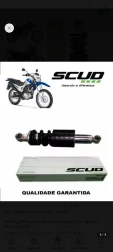 Amortecedor Prolink Nxr Bros 125 150 160 2008<br><br>Xre190