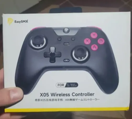 Controle Wireless EasySMX X05 Hall Effect RGB Bluetooth para PC/Celular/Switch Lacrado!