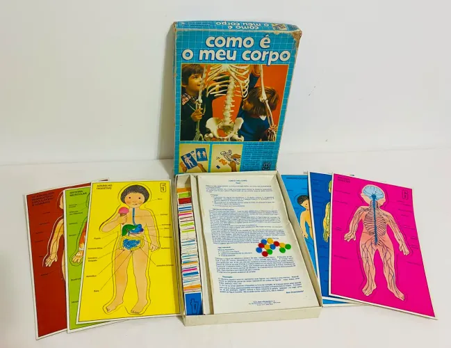 Jogo Antigo Como É O Meu Corpo Grow 1985 Anos 80 Completo