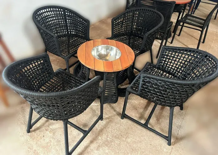 Conjunto com champanheira