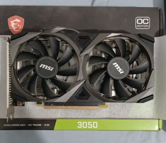 Placa de vídeo RTX 3050 8gb Ventus 2X OC