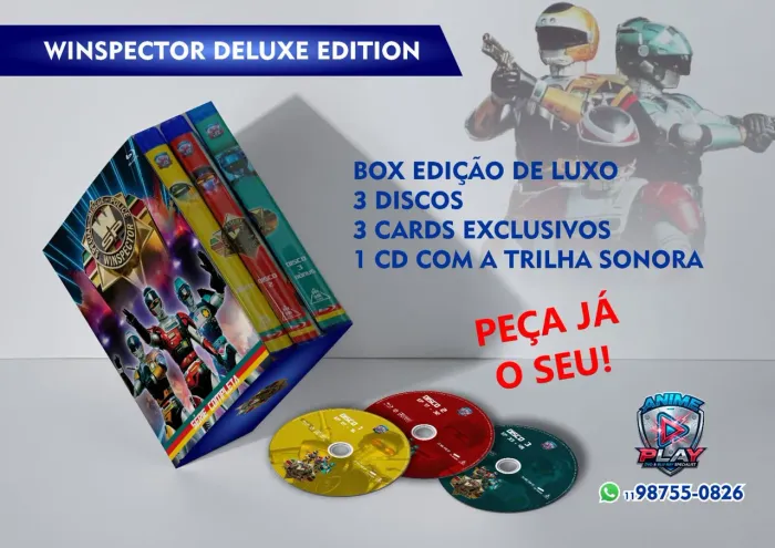 WINSPECTOR BLU-RAY EDIÇÃO LUXO RARO