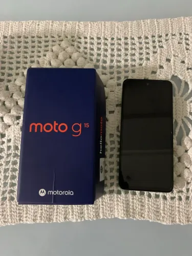 Moto g15 novo completo 