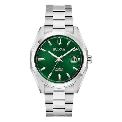 Relógio Bulova Surveyor verde 39mm 96b429 novo