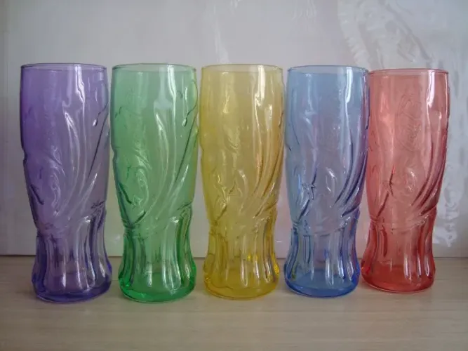 Coleção Coca Cola 5 Copos coloridos