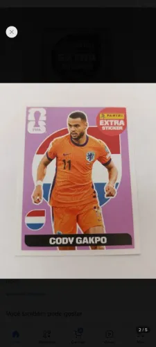 Figurinha Extra Legend Cody Gakpo Copa 2026