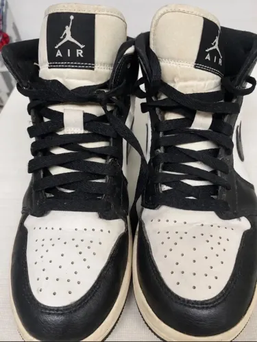 Tênis Nike Air Jordan 1 Mid Panda 36