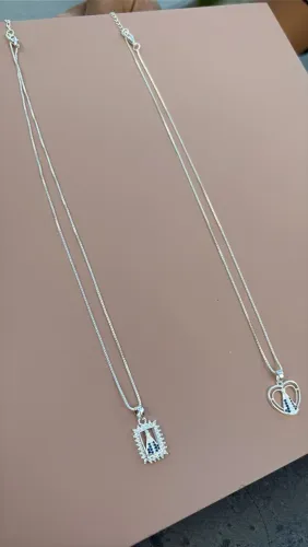 Colar prata de nossa senhora