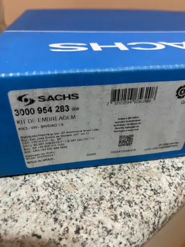 Kit de embreagem VW 1.6 AP Gol Saveiro Parati Voyage Sachs NOVO