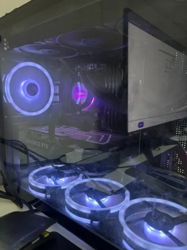 PC Gamer, RTX 4060, Ryzen 7, Watercooler, 32 GB RAM, Placa Mãe MSI B550M PRO