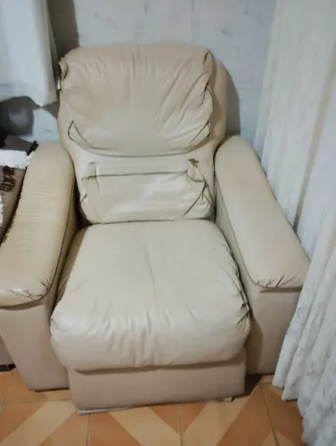 Poltrona do papai com defeito .
