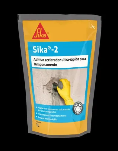 Sika-2 Aditivo Acelerador Ultra-Rápido Sika 2 para Tamponamento - Novo