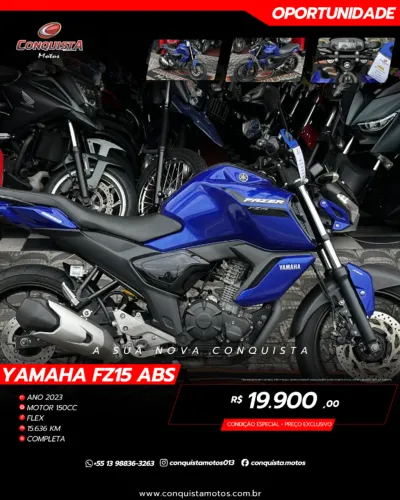 Fz15 Fazer ABS 2023 - Apenas 15.636Km