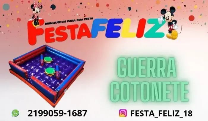 Aluguel de Guerra de Cotonete. 