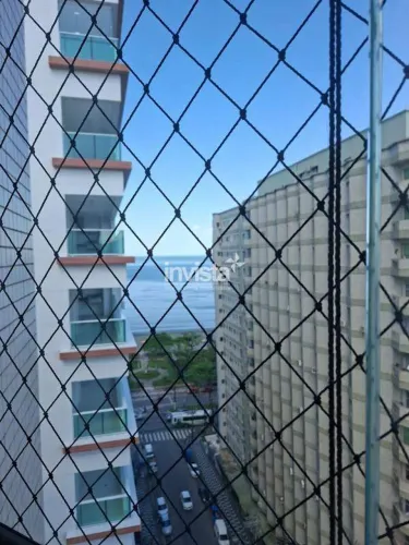Apartamento com vista mar na quadra da praia Aparecida