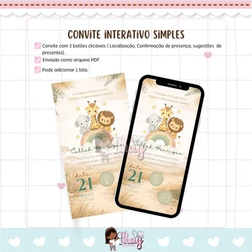 Convites personalizados