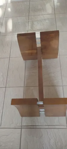 Conjunto de mesa de centro e canto