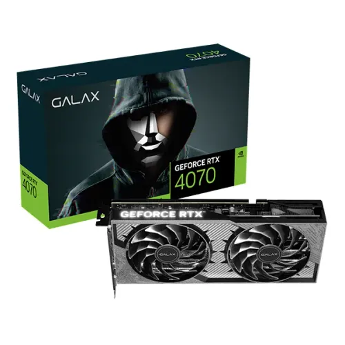 Placa de Vídeo RTX 4070 12GB GDDR6X Galax Dual Fan