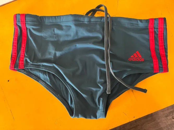 sunga adidas verde água p