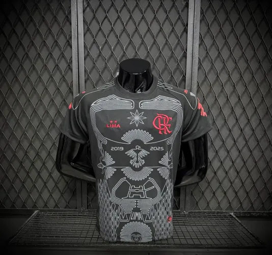 Camisa do Flamengo Preta De Lima