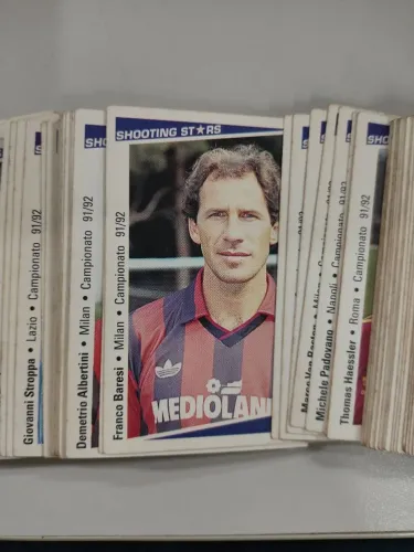 Pack de cards do campeonato italiano de 91 e 92