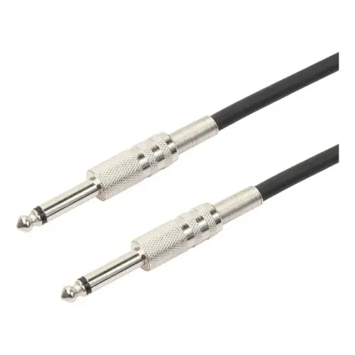 Cabo P10 X P10 3m P/ Guitarra Baixo Violão Teclado Pluscable Novo Loja Coimbra Computadore