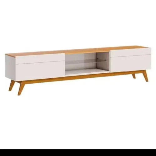 Rack bancada classic para tv 2 gavetas 
