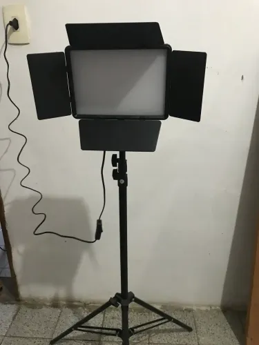 Iluminação 50W Bicolor Estúdio Led Para Fotografia Video Com  Controle 