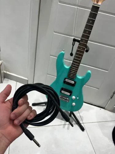 Guitarra Waldman HH Verde Surf + acessórios | TORRANDO