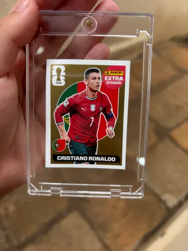 Figurinha Cristiano Ronaldo Gold 2026