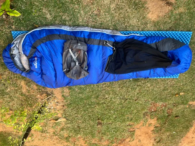 Saco de dormir plumas de ganso -5 graus NOVO