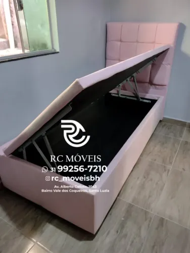 Cama Box Baú Solteiro 88x1,88 Blindado - Direto da Fábrica